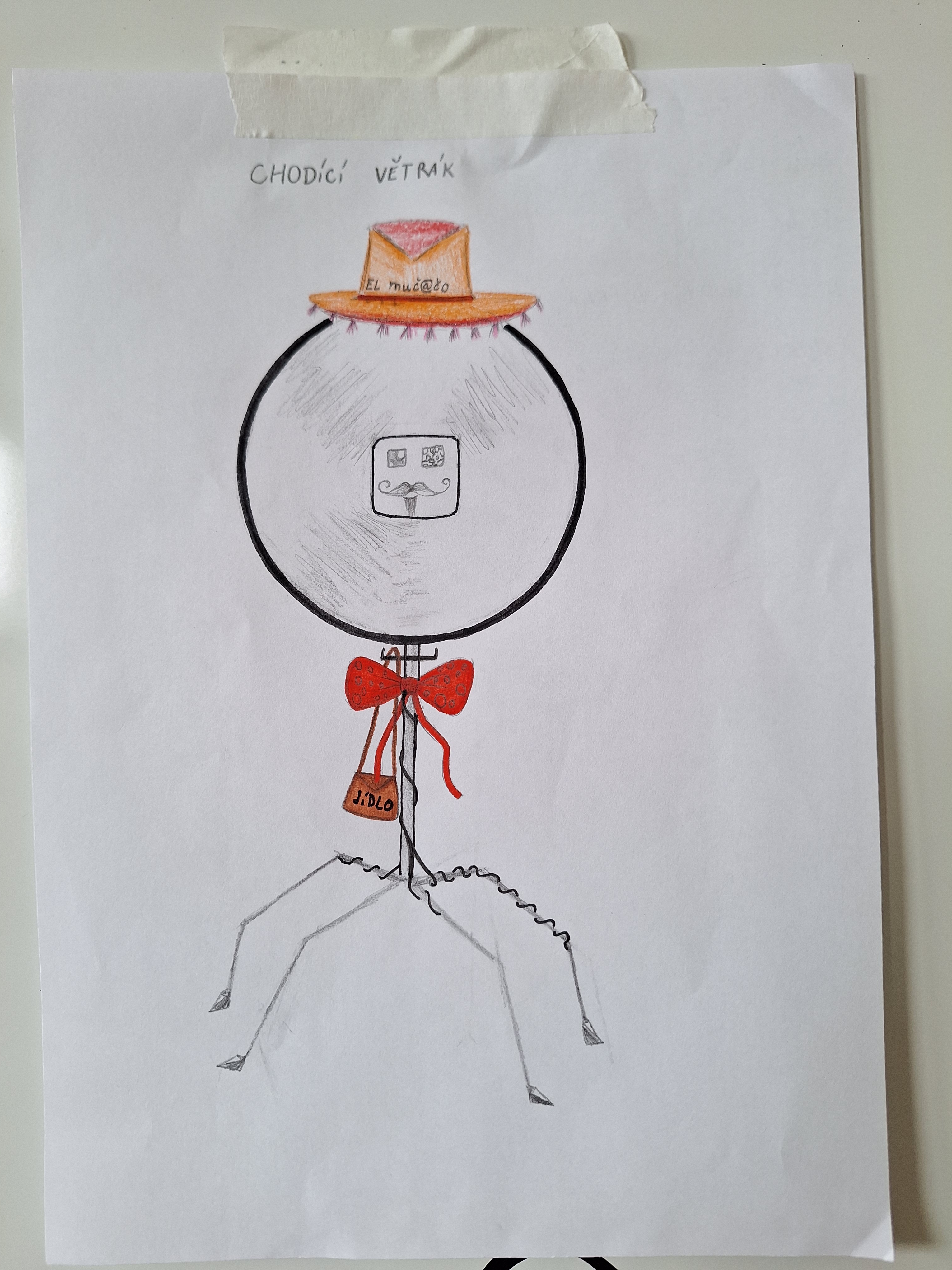 Původní dětský nákres